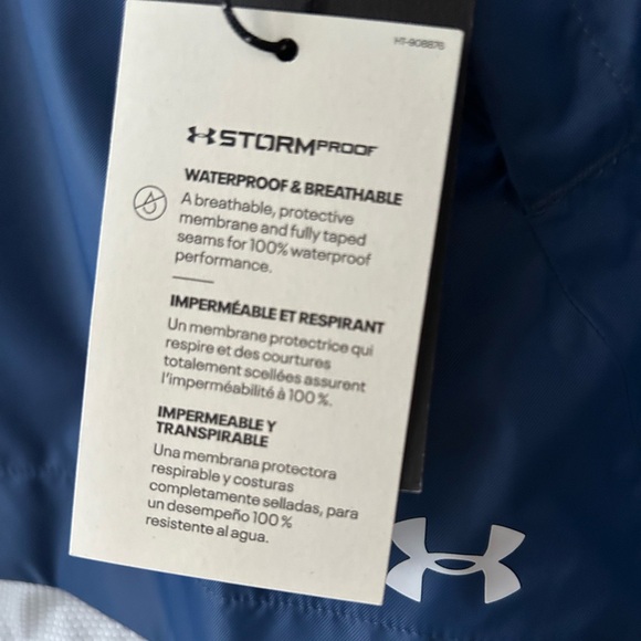 Women’s Under Armour (UA) Cloudstrike waterproof shell (Medium) - Picture 4 of 4